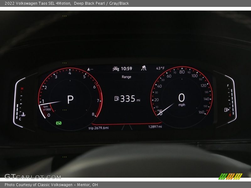  2022 Taos SEL 4Motion SEL 4Motion Gauges