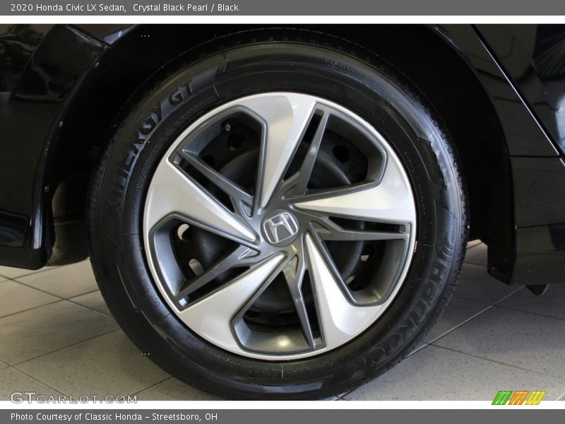 Crystal Black Pearl / Black 2020 Honda Civic LX Sedan
