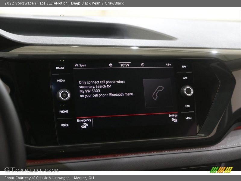 Controls of 2022 Taos SEL 4Motion