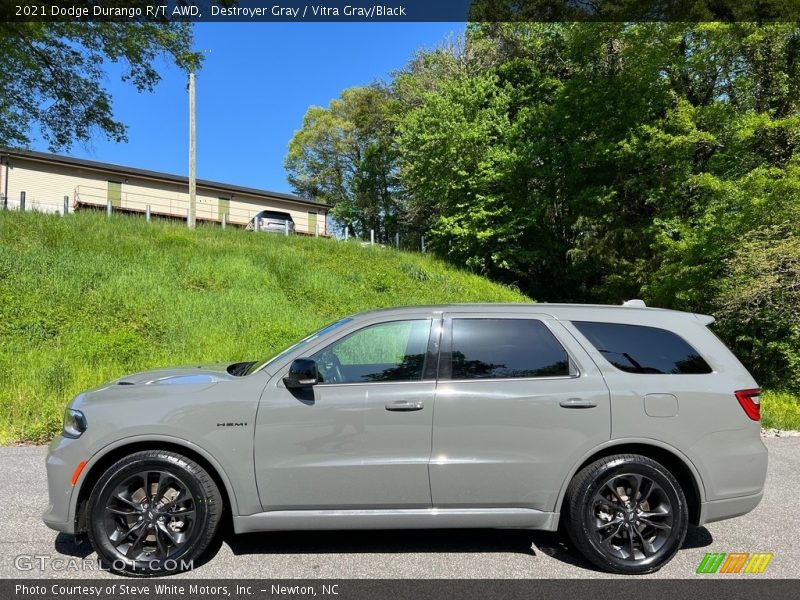 Destroyer Gray / Vitra Gray/Black 2021 Dodge Durango R/T AWD