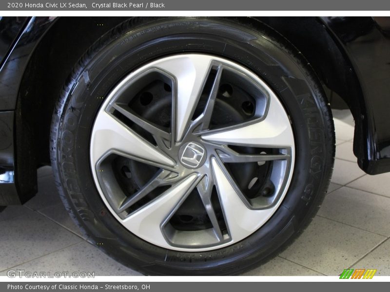 Crystal Black Pearl / Black 2020 Honda Civic LX Sedan