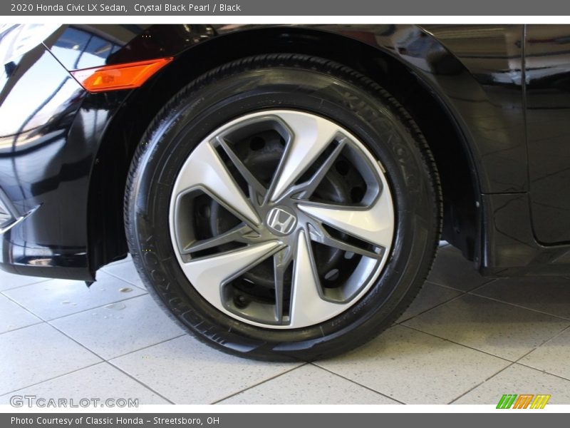 Crystal Black Pearl / Black 2020 Honda Civic LX Sedan