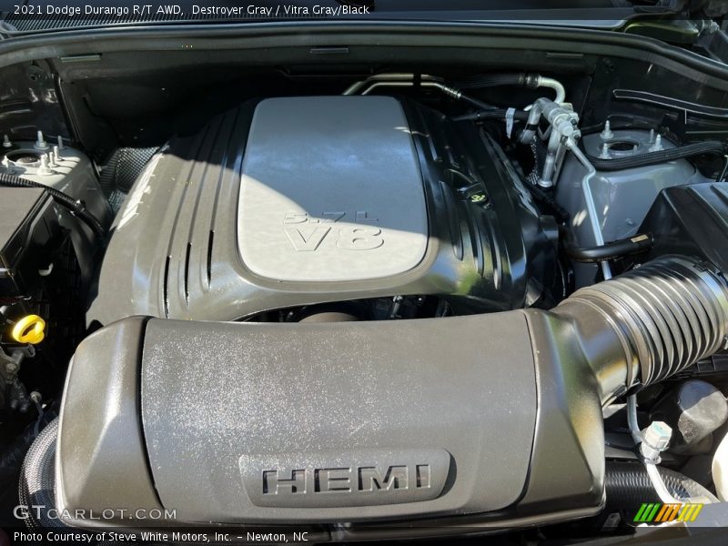 Destroyer Gray / Vitra Gray/Black 2021 Dodge Durango R/T AWD
