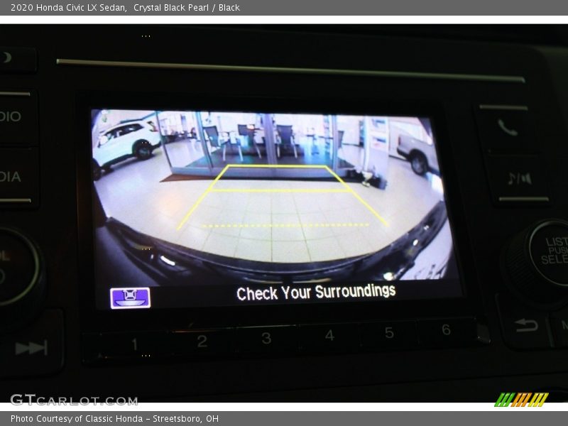 Crystal Black Pearl / Black 2020 Honda Civic LX Sedan