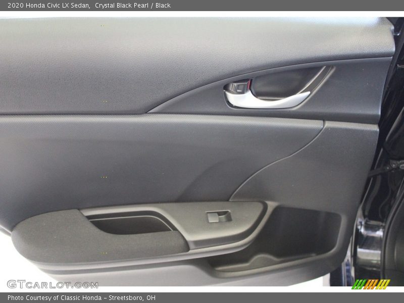 Crystal Black Pearl / Black 2020 Honda Civic LX Sedan