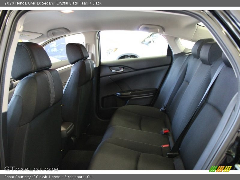 Crystal Black Pearl / Black 2020 Honda Civic LX Sedan