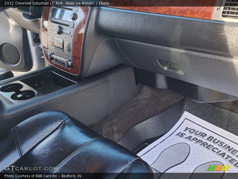 Silver Ice Metallic / Ebony 2012 Chevrolet Suburban LT 4x4
