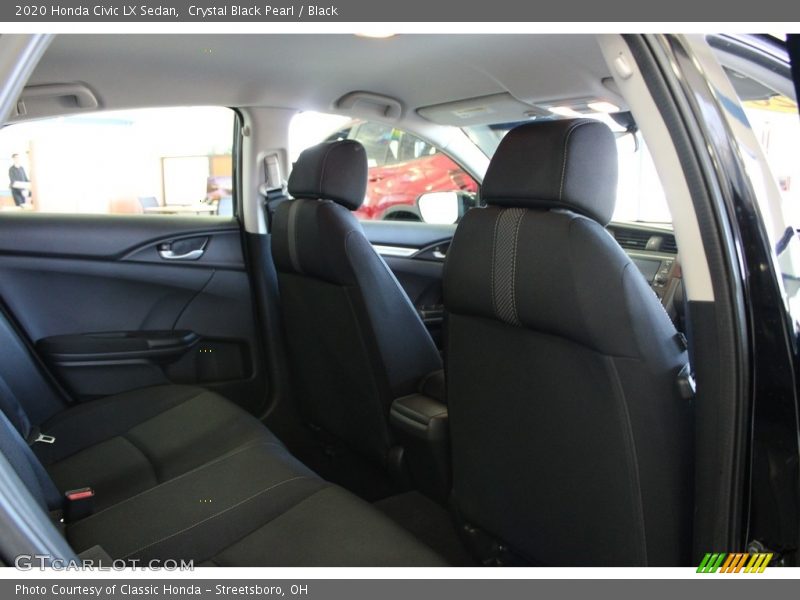 Crystal Black Pearl / Black 2020 Honda Civic LX Sedan