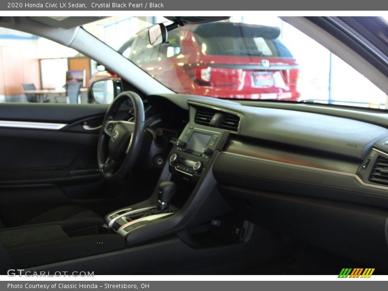 Crystal Black Pearl / Black 2020 Honda Civic LX Sedan