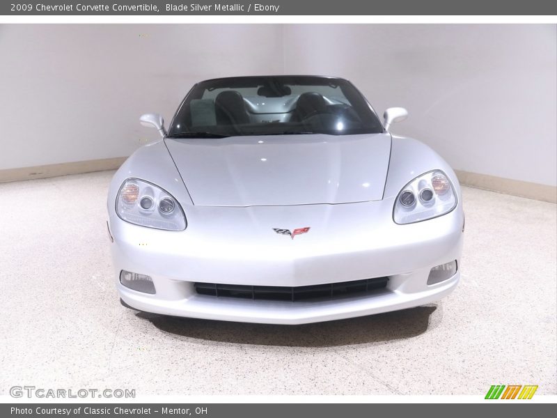 Blade Silver Metallic / Ebony 2009 Chevrolet Corvette Convertible