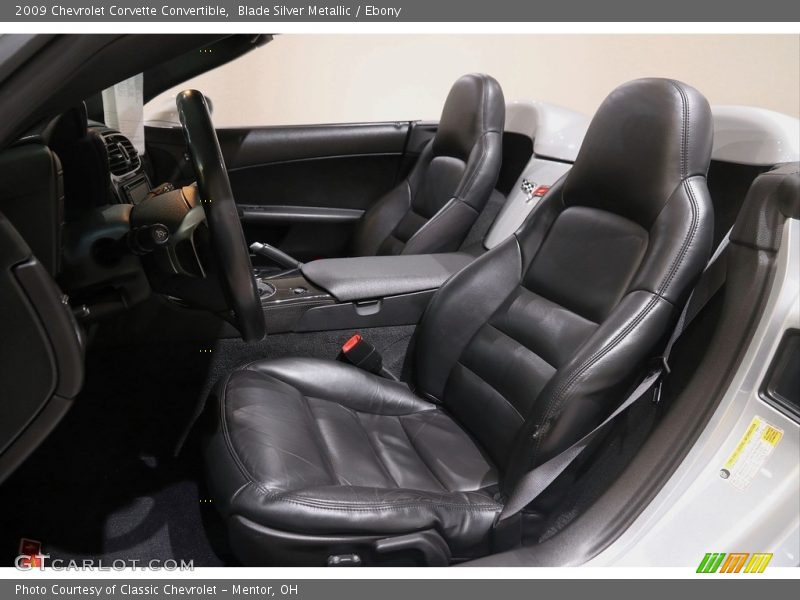 Front Seat of 2009 Corvette Convertible
