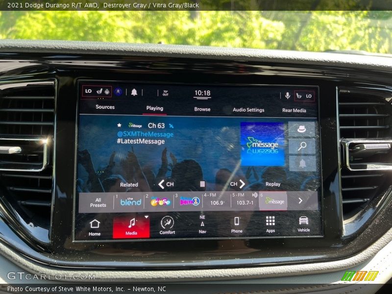 Destroyer Gray / Vitra Gray/Black 2021 Dodge Durango R/T AWD