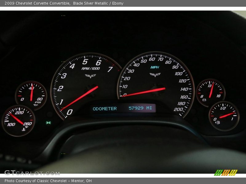  2009 Corvette Convertible Convertible Gauges
