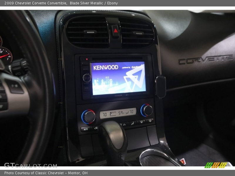 Blade Silver Metallic / Ebony 2009 Chevrolet Corvette Convertible