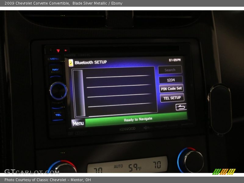 Blade Silver Metallic / Ebony 2009 Chevrolet Corvette Convertible