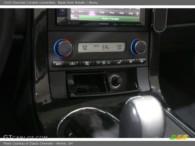 Controls of 2009 Corvette Convertible