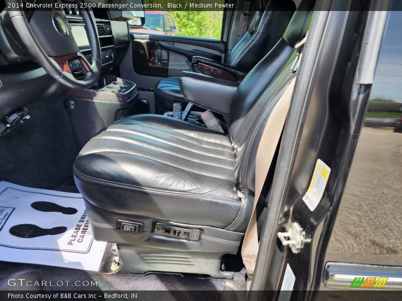 Front Seat of 2014 Express 2500 Passenger Conversion