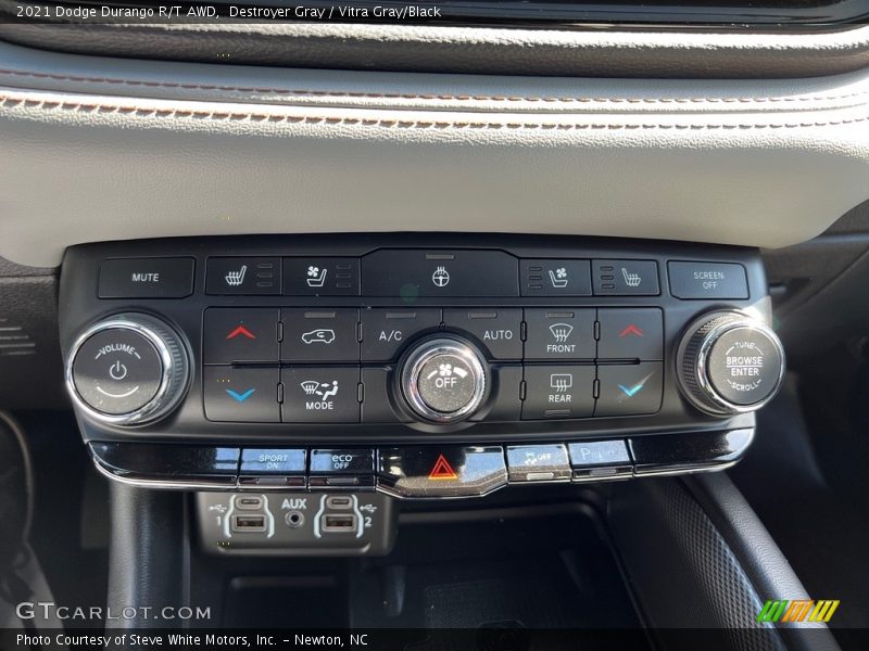 Controls of 2021 Durango R/T AWD