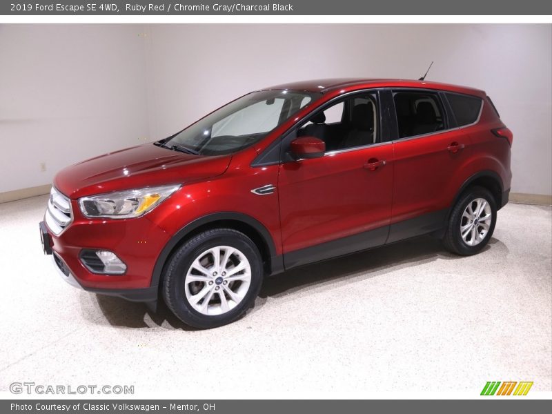 Ruby Red / Chromite Gray/Charcoal Black 2019 Ford Escape SE 4WD