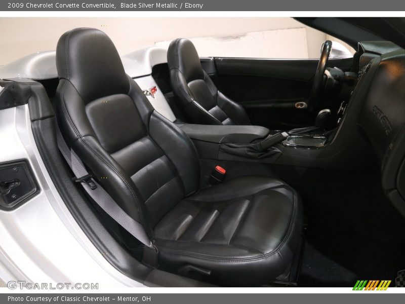 Front Seat of 2009 Corvette Convertible