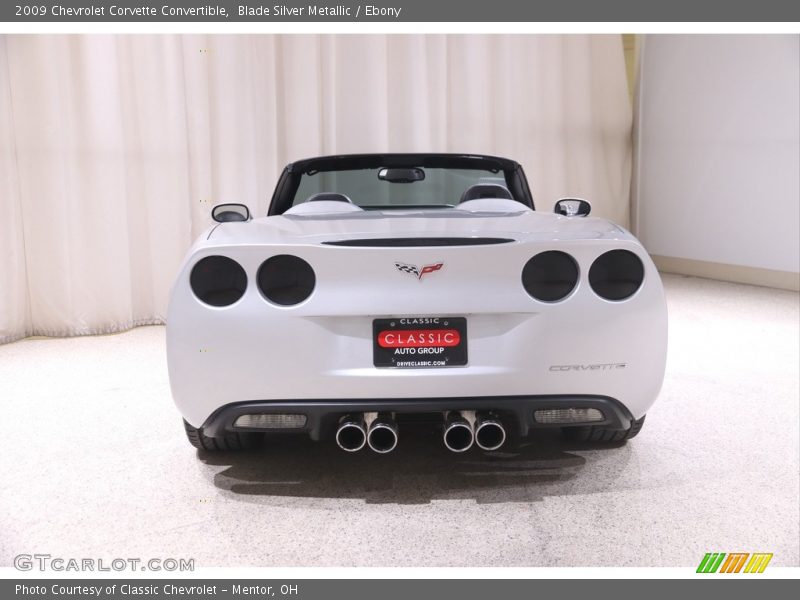 Blade Silver Metallic / Ebony 2009 Chevrolet Corvette Convertible