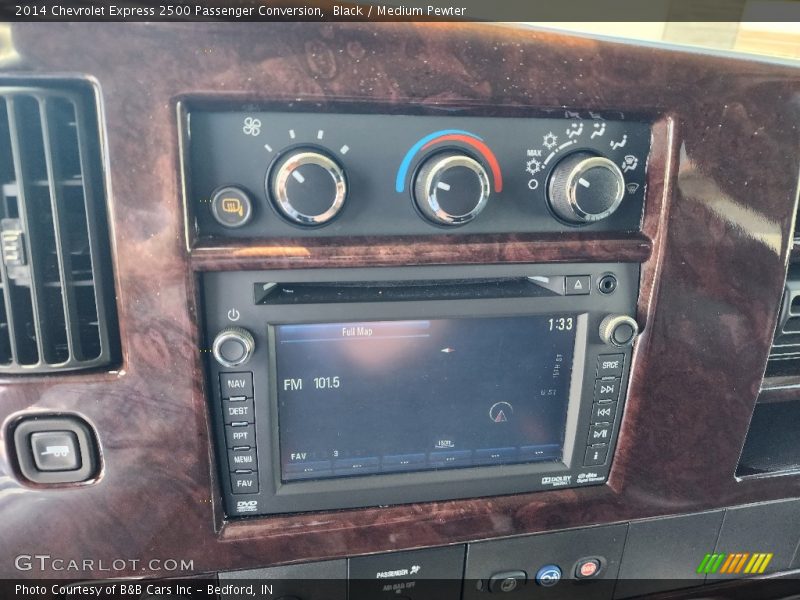 Controls of 2014 Express 2500 Passenger Conversion