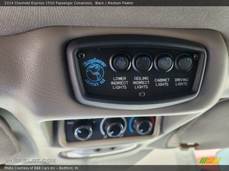 Controls of 2014 Express 2500 Passenger Conversion