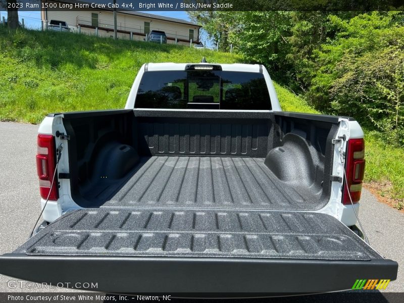 Bright White / Black/New Saddle 2023 Ram 1500 Long Horn Crew Cab 4x4