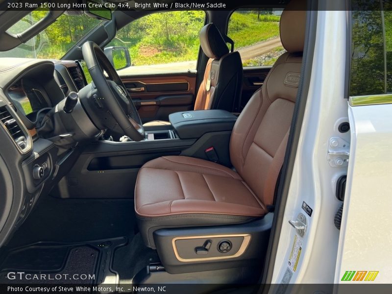  2023 1500 Long Horn Crew Cab 4x4 Black/New Saddle Interior