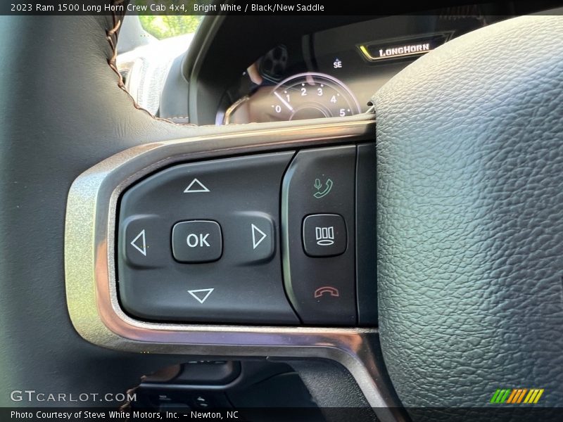  2023 1500 Long Horn Crew Cab 4x4 Steering Wheel