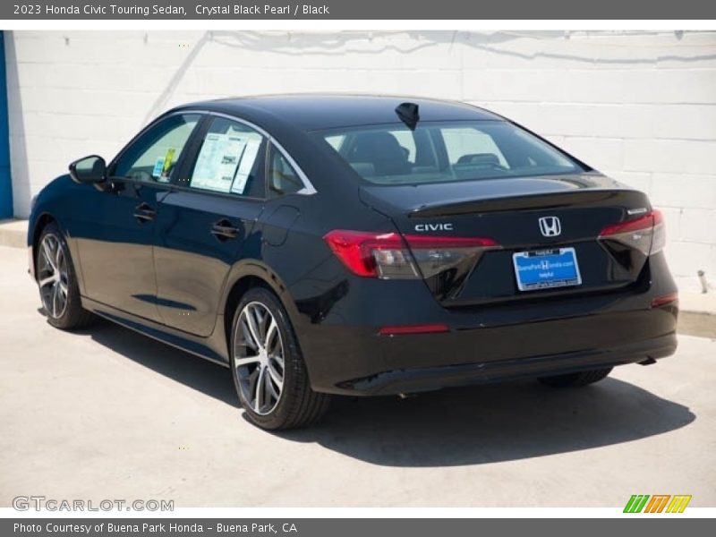 Crystal Black Pearl / Black 2023 Honda Civic Touring Sedan