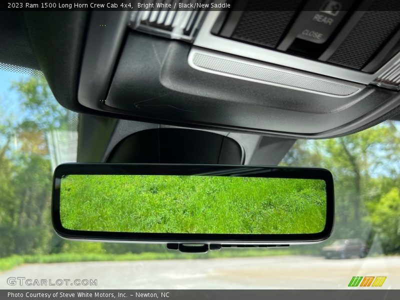 Bright White / Black/New Saddle 2023 Ram 1500 Long Horn Crew Cab 4x4