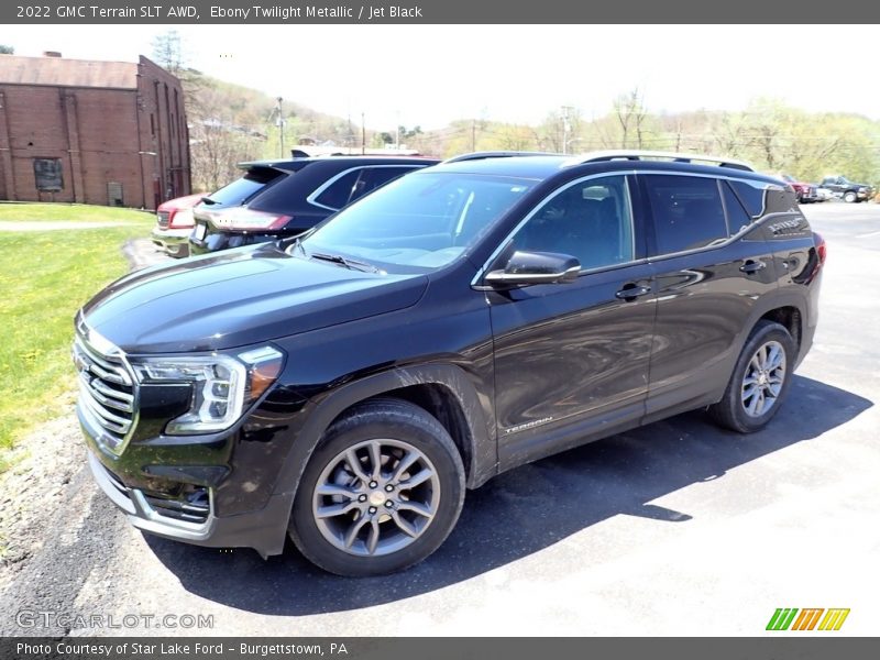 Ebony Twilight Metallic / Jet Black 2022 GMC Terrain SLT AWD