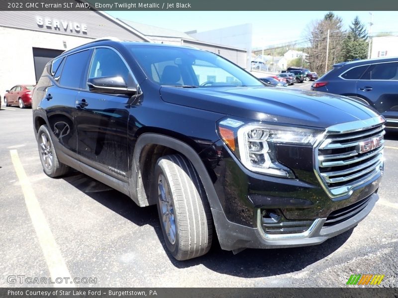 Ebony Twilight Metallic / Jet Black 2022 GMC Terrain SLT AWD