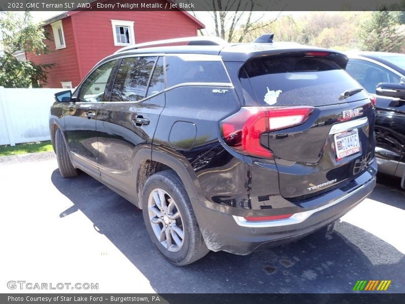 Ebony Twilight Metallic / Jet Black 2022 GMC Terrain SLT AWD