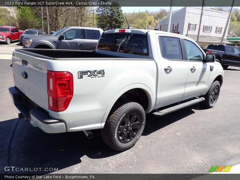 Cactus Gray / Ebony 2023 Ford Ranger XLT SuperCrew 4x4
