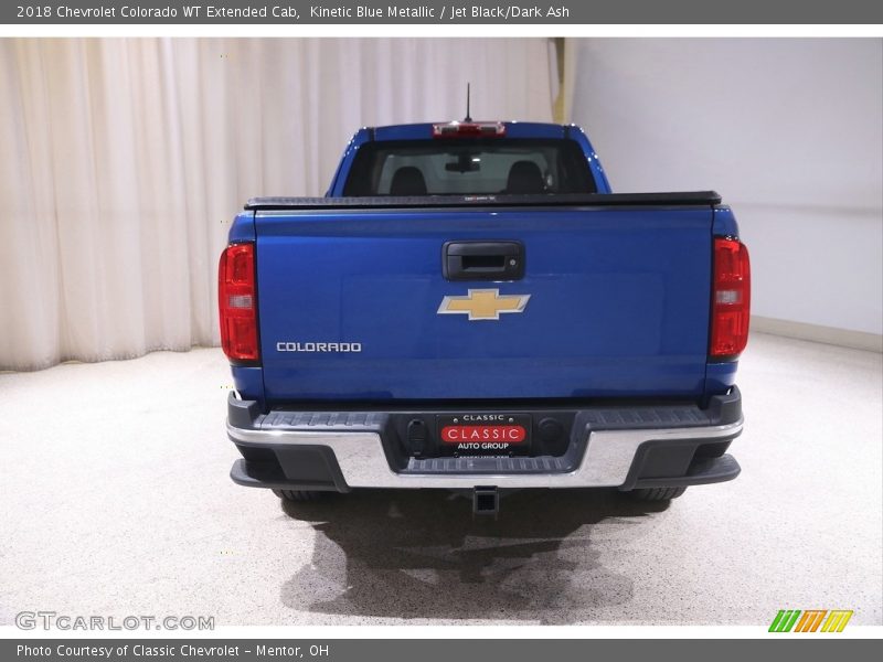 Kinetic Blue Metallic / Jet Black/Dark Ash 2018 Chevrolet Colorado WT Extended Cab