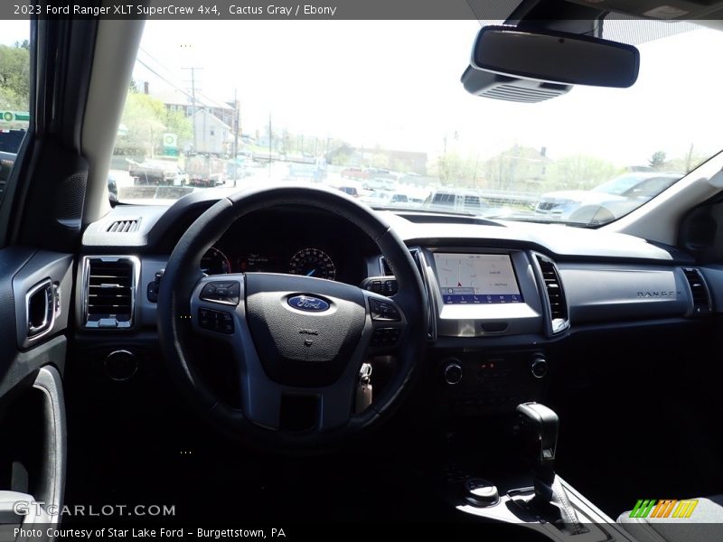 Cactus Gray / Ebony 2023 Ford Ranger XLT SuperCrew 4x4