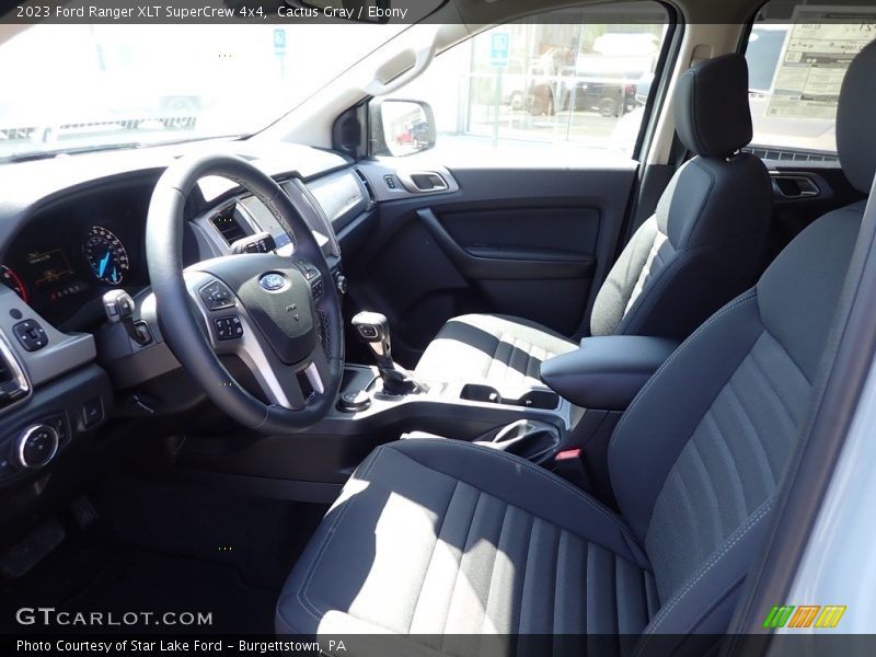 Cactus Gray / Ebony 2023 Ford Ranger XLT SuperCrew 4x4