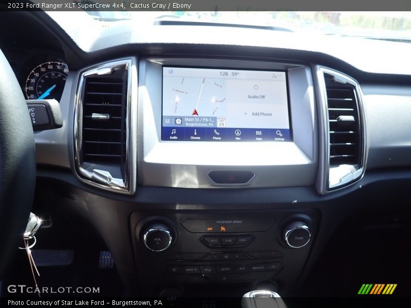 Cactus Gray / Ebony 2023 Ford Ranger XLT SuperCrew 4x4