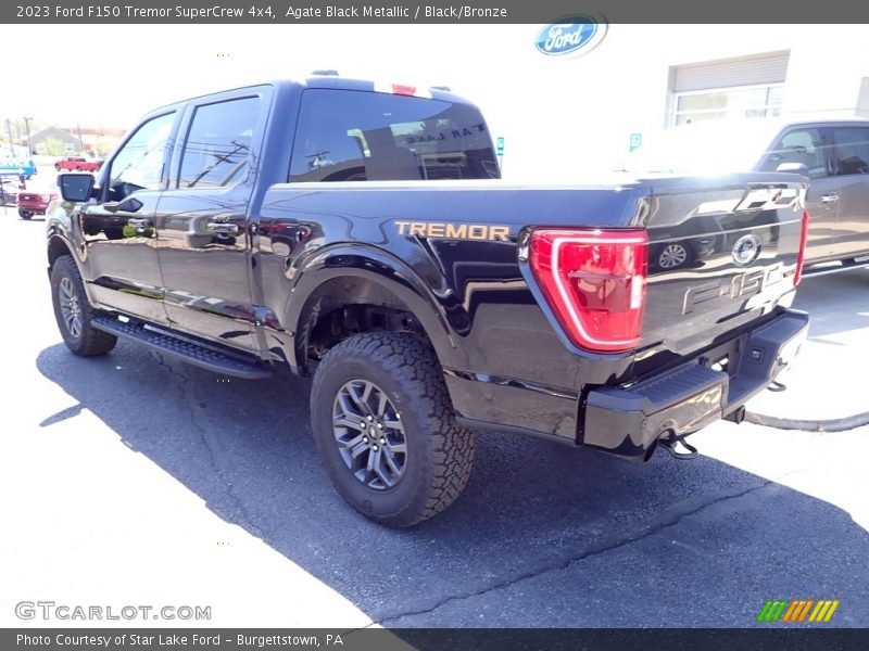 Agate Black Metallic / Black/Bronze 2023 Ford F150 Tremor SuperCrew 4x4