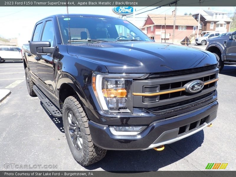 Agate Black Metallic / Black/Bronze 2023 Ford F150 Tremor SuperCrew 4x4