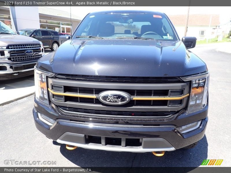 Agate Black Metallic / Black/Bronze 2023 Ford F150 Tremor SuperCrew 4x4