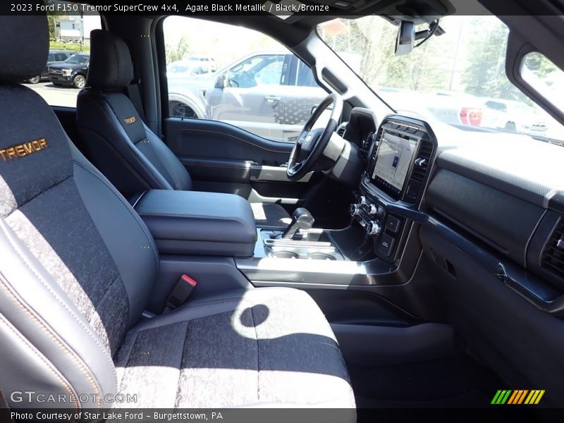 Agate Black Metallic / Black/Bronze 2023 Ford F150 Tremor SuperCrew 4x4