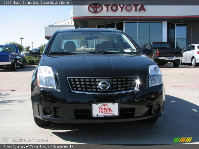 Super Black / Beige 2007 Nissan Sentra 2.0