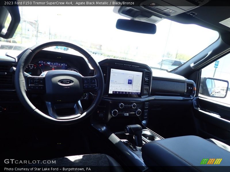 Agate Black Metallic / Black/Bronze 2023 Ford F150 Tremor SuperCrew 4x4