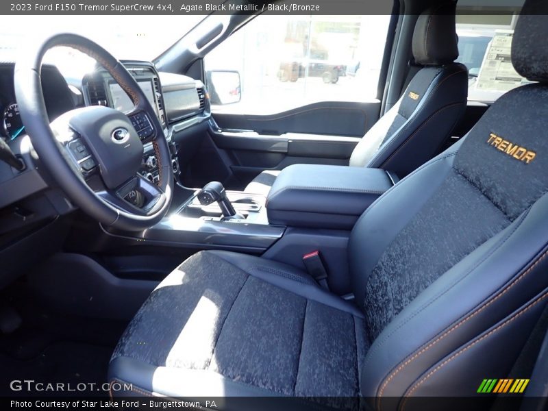 Agate Black Metallic / Black/Bronze 2023 Ford F150 Tremor SuperCrew 4x4
