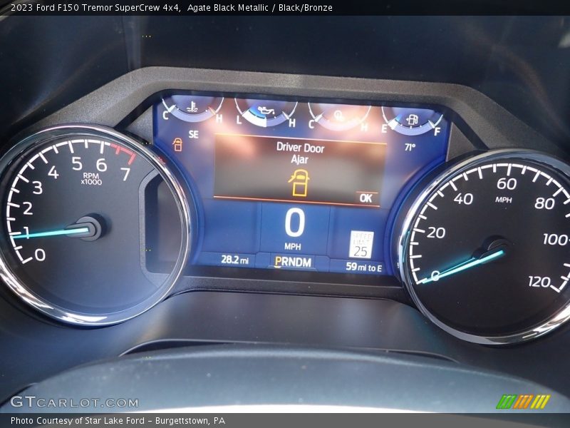 Agate Black Metallic / Black/Bronze 2023 Ford F150 Tremor SuperCrew 4x4