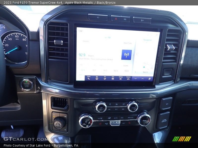 Agate Black Metallic / Black/Bronze 2023 Ford F150 Tremor SuperCrew 4x4