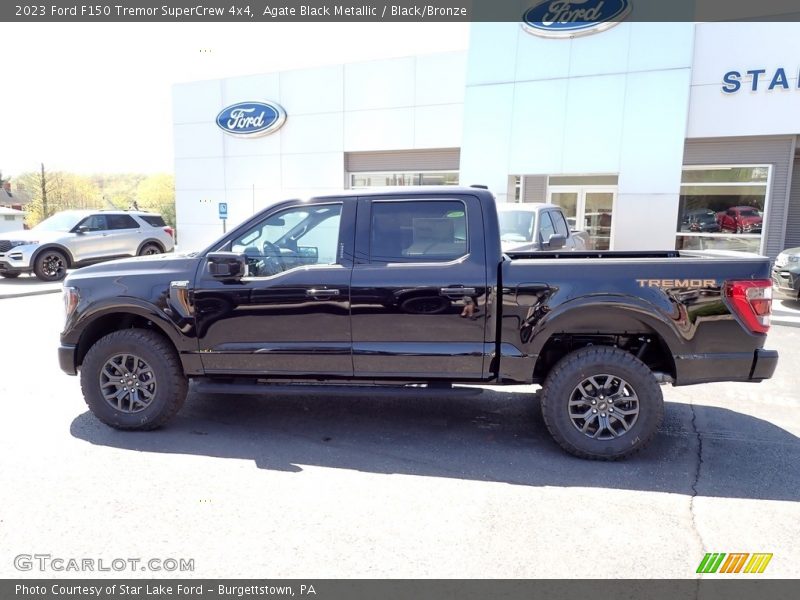 Agate Black Metallic / Black/Bronze 2023 Ford F150 Tremor SuperCrew 4x4